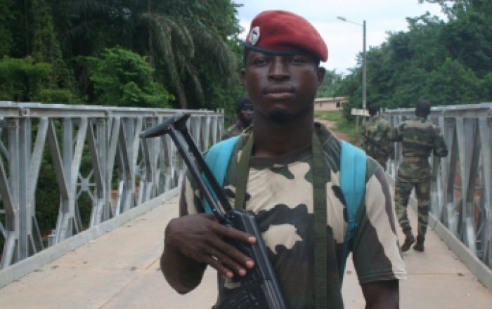Ivory Coast rebel force commander Angelou