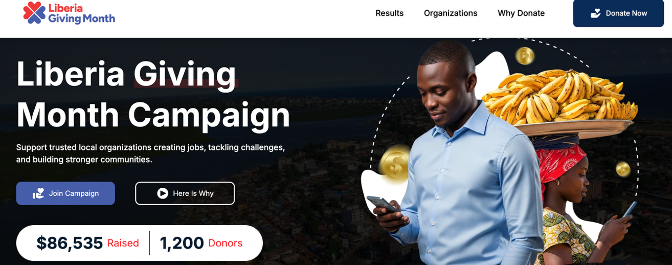 Liberian Start Up Launches the First Platform for Donations Direct to Liberian Nonprofits   